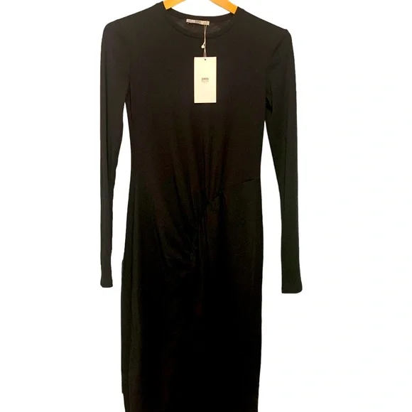 Zara | Dresses | Zara Long Knit Dress Black Nwt | Poshmark Zara | Dresses | Zara Long Knit Dress Black Nwt | Poshmark